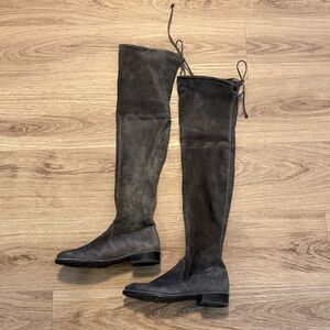 Stuart Weitzman Gray Over the Knee Boots